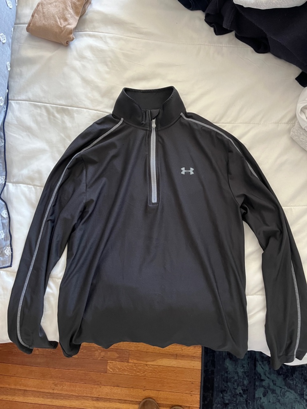 Under Armour Black Quarter-Zip Performance Pullover